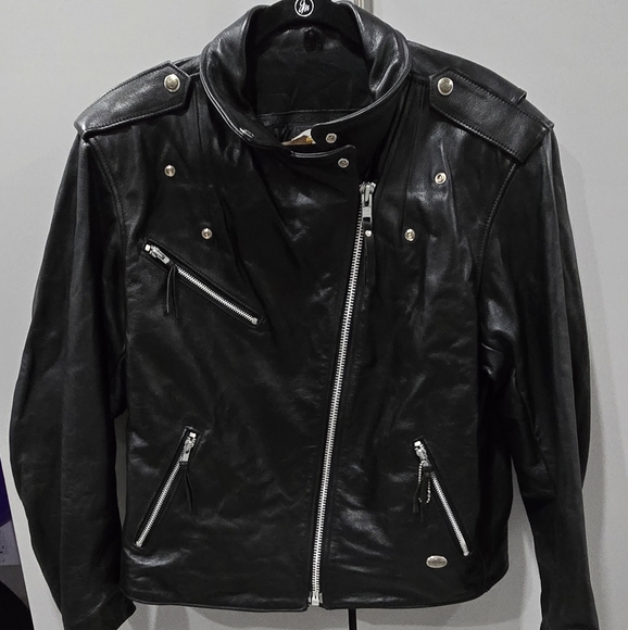 Harley Davidson Leather Jacket Womens XL - Picture 2 of 9